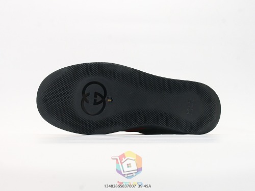 סניקרס Gucci Screener שחור עם פס אדום וירוק, תמונה 7