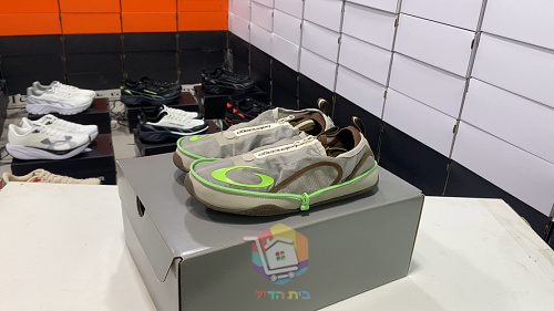 סניקרס Balenciaga Pocket בז' וירוק זוהר, תמונה 2