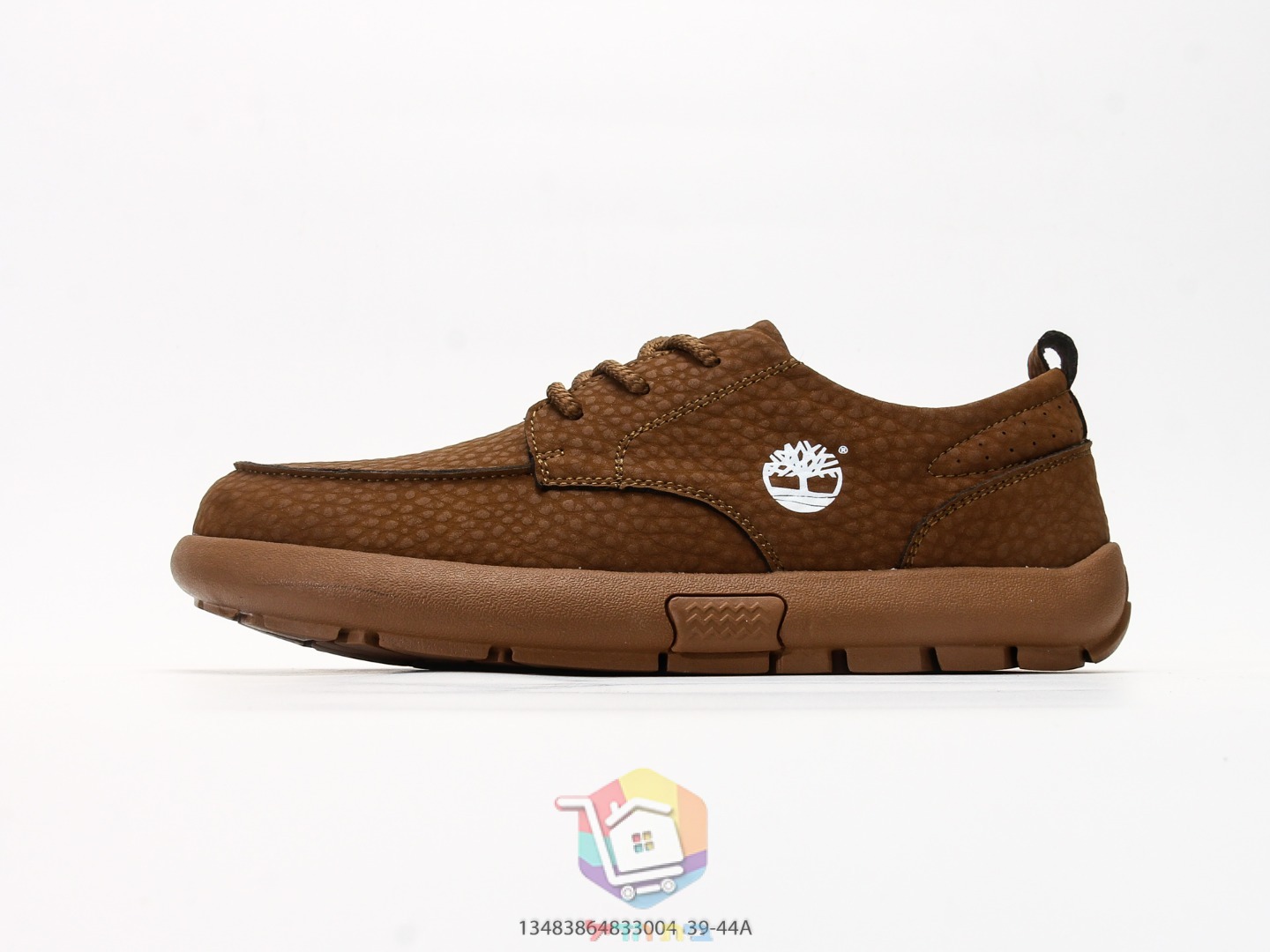 Timberland Halbschuhe aus Nubuk mit Mokassinnaht, Braun oder Olivbraun