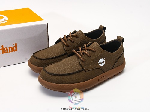 נעלי Timberland נמוכות מנובוק עם תפר מוקסין, חום או חום זית, תמונה 11