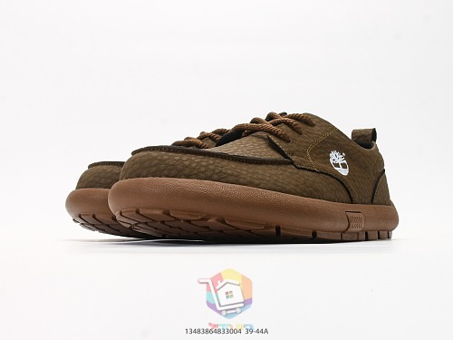 נעלי Timberland נמוכות מנובוק עם תפר מוקסין, חום או חום זית, תמונה 15