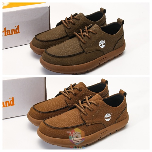 נעלי Timberland נמוכות מנובוק עם תפר מוקסין, חום או חום זית, תמונה 21