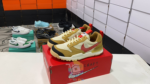 נעלי NikeCraft x Tom Sachs Mars Yard 3.0 טבעי ואדום, תמונה 2