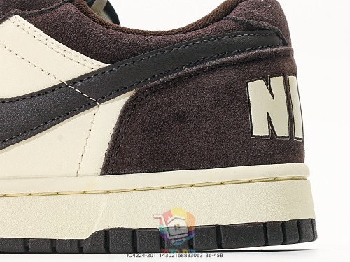 נעלי Nike Big Nike Low שמנת וחום שוקולד, תמונה 4