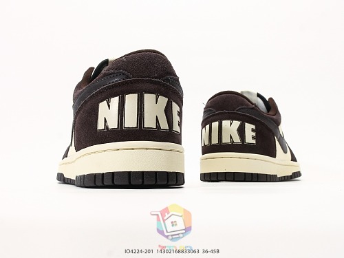 נעלי Nike Big Nike Low שמנת וחום שוקולד, תמונה 5