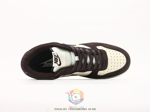 נעלי Nike Big Nike Low שמנת וחום שוקולד, תמונה 7