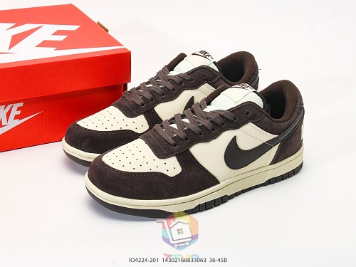 נעלי Nike Big Nike Low שמנת וחום שוקולד, תמונה 10
