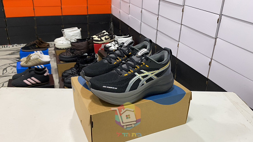 נעלי ריצה ASICS Gel-Nimbus 28 שחור, כסף וזהב, תמונה 9