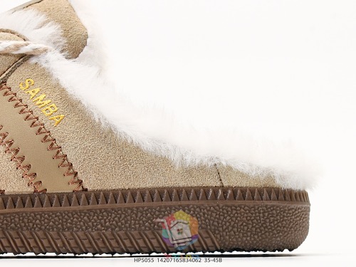 כפכפי adidas Samba Mule עם פרווה, שחור או בז', תמונה 13
