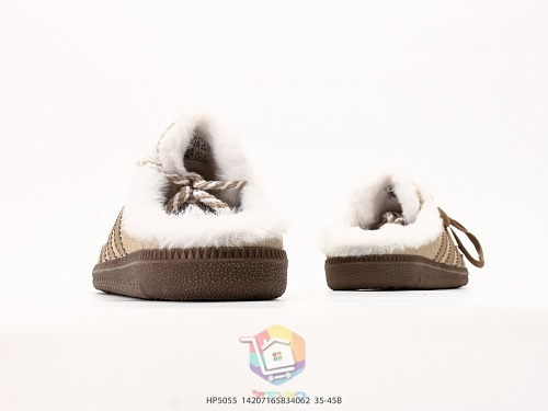כפכפי adidas Samba Mule עם פרווה, שחור או בז', תמונה 14