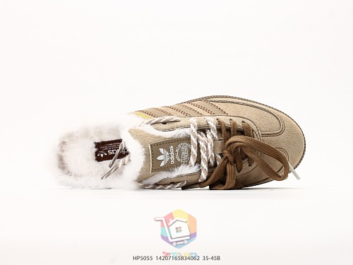 כפכפי adidas Samba Mule עם פרווה, שחור או בז', תמונה 17