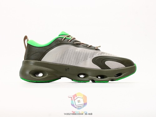 נעלי Loewe x On Cloudsolo ירוק חאקי וחול, תמונה 8