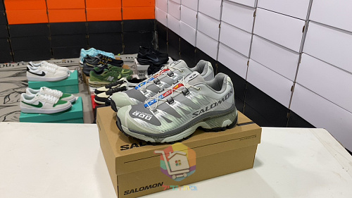 נעלי Salomon XT-4 OG כסף ואפור או לבן ואדום, תמונה 10