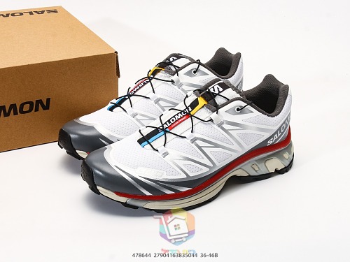 נעלי Salomon XT-4 OG כסף ואפור או לבן ואדום, תמונה 11