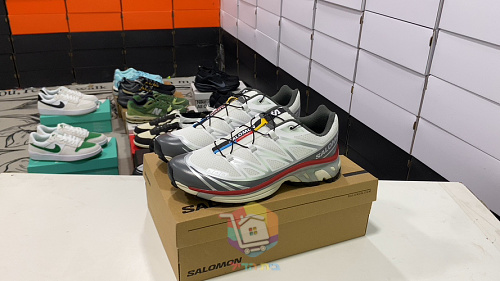נעלי Salomon XT-4 OG כסף ואפור או לבן ואדום, תמונה 20