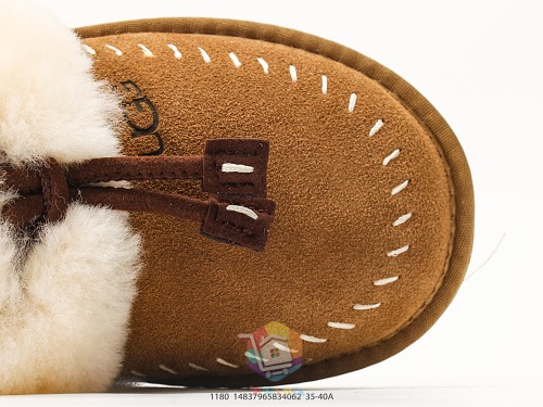 כפכפי UGG Coquette Stitch ערמון, תמונה 3