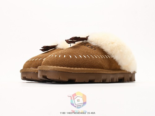 כפכפי UGG Coquette Stitch ערמון, תמונה 6