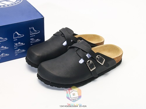 נעלי Birkenstock Blair עם רצועות דקות ואבזמים, זמש חום או שחור, תמונה 3