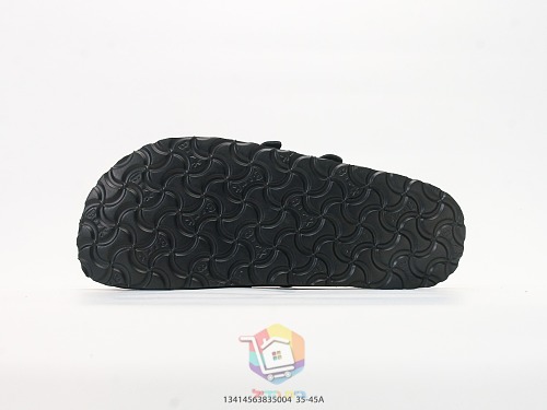נעלי Birkenstock Blair עם רצועות דקות ואבזמים, זמש חום או שחור, תמונה 5