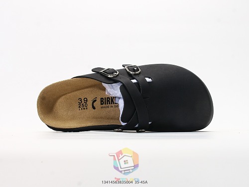 נעלי Birkenstock Blair עם רצועות דקות ואבזמים, זמש חום או שחור, תמונה 6