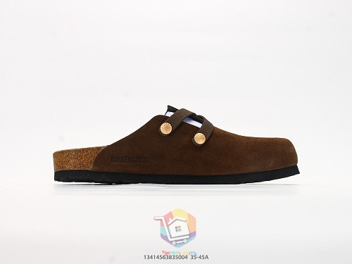 נעלי Birkenstock Blair עם רצועות דקות ואבזמים, זמש חום או שחור, תמונה 15