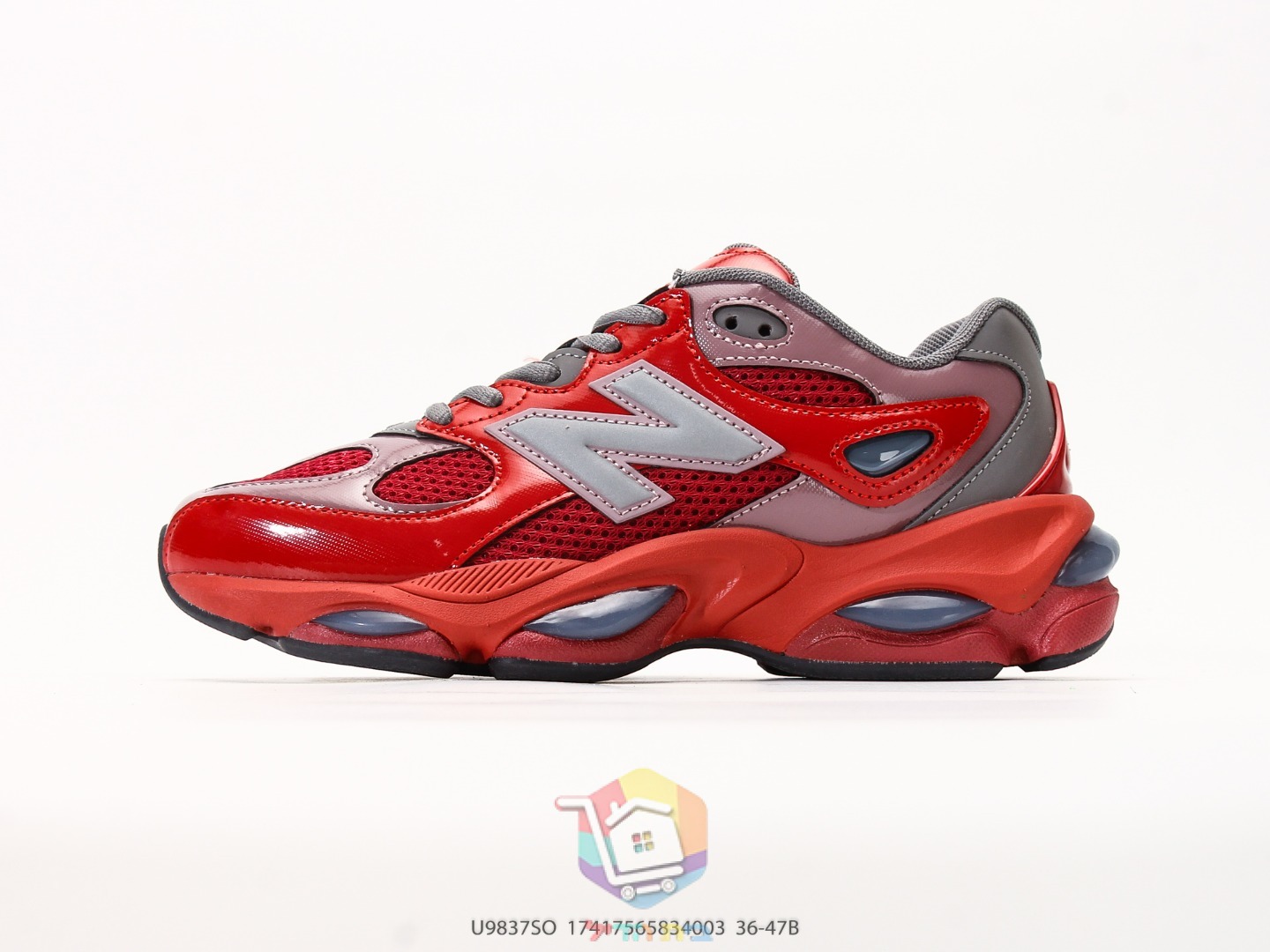 New Balance 983 Sneaker, Rot oder Fliedergrau
