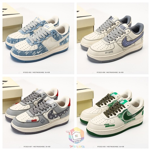 נעלי Nike Air Force 1 Low עם הדפסי לוגו, בארבעה עיצובים, תמונה 41