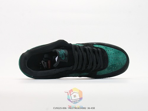 נעלי Nike Air Force 1 Low שמנת עם לוגו Louis Vuitton או זמש ירוק ושחור עם לוגו Supreme, תמונה 17