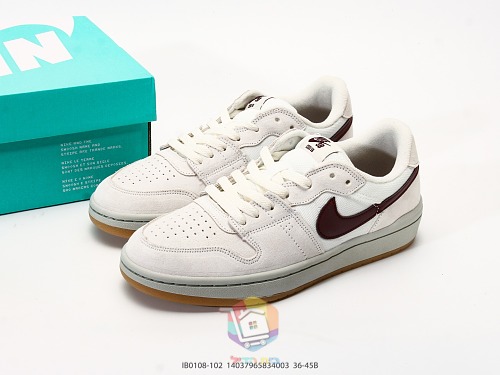 נעלי סקייט Nike SB Code 58 לבן ובורדו, תמונה 10