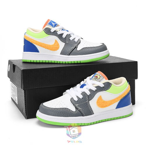 נעלי Air Jordan 1 Low לילדים, 12 צבעים, תמונה 24