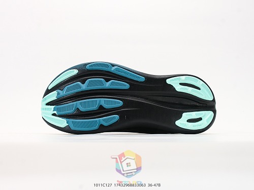 נעלי ריצה ASICS Gel-Nimbus 28 שחור ותכלת, תמונה 6