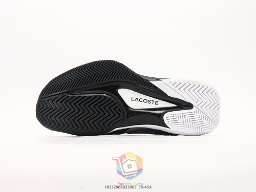 נעלי טניס Lacoste AG-LT25 Lite, שחור-סגול, זית, כחול, ירוק, כתום-לבן, לבן, תמונה 7