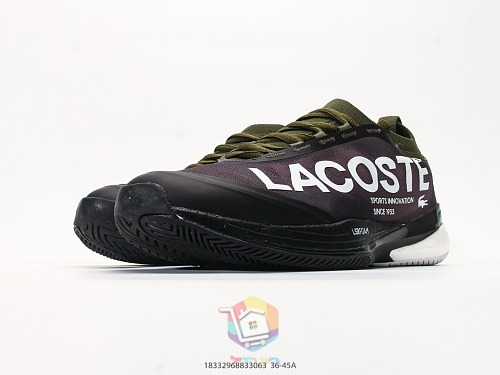 נעלי טניס Lacoste AG-LT25 Lite, שחור-סגול, זית, כחול, ירוק, כתום-לבן, לבן, תמונה 14