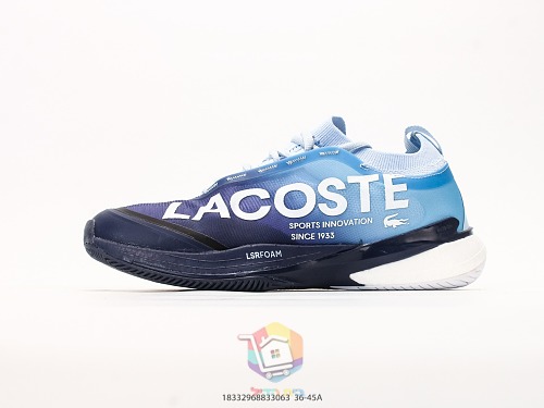 נעלי טניס Lacoste AG-LT25 Lite, שחור-סגול, זית, כחול, ירוק, כתום-לבן, לבן, תמונה 27