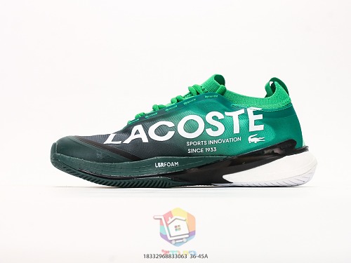 נעלי טניס Lacoste AG-LT25 Lite, שחור-סגול, זית, כחול, ירוק, כתום-לבן, לבן, תמונה 29