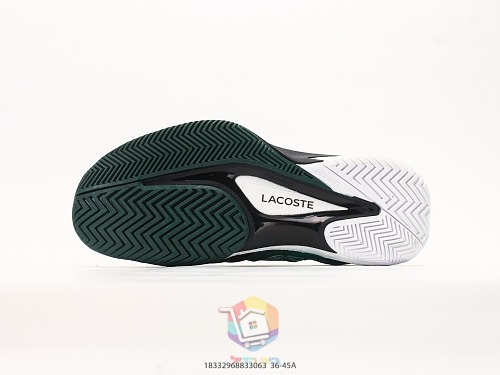 נעלי טניס Lacoste AG-LT25 Lite, שחור-סגול, זית, כחול, ירוק, כתום-לבן, לבן, תמונה 34