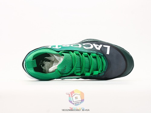 נעלי טניס Lacoste AG-LT25 Lite, שחור-סגול, זית, כחול, ירוק, כתום-לבן, לבן, תמונה 35