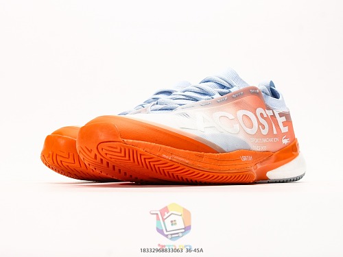 נעלי טניס Lacoste AG-LT25 Lite, שחור-סגול, זית, כחול, ירוק, כתום-לבן, לבן, תמונה 41