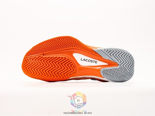 נעלי טניס Lacoste AG-LT25 Lite, שחור-סגול, זית, כחול, ירוק, כתום-לבן, לבן, תמונה 42