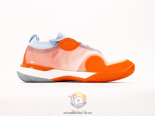 נעלי טניס Lacoste AG-LT25 Lite, שחור-סגול, זית, כחול, ירוק, כתום-לבן, לבן, תמונה 44