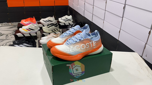 נעלי טניס Lacoste AG-LT25 Lite, שחור-סגול, זית, כחול, ירוק, כתום-לבן, לבן, תמונה 46