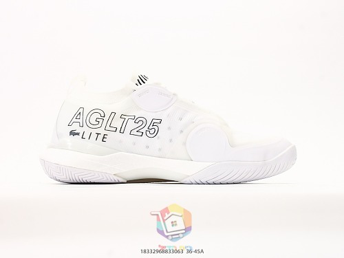 נעלי טניס Lacoste AG-LT25 Lite, שחור-סגול, זית, כחול, ירוק, כתום-לבן, לבן, תמונה 54