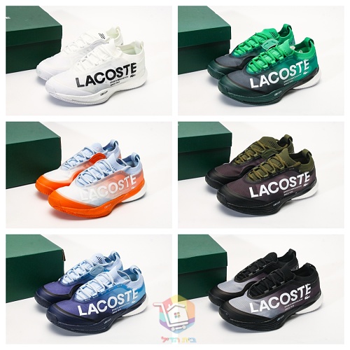 נעלי טניס Lacoste AG-LT25 Lite, שחור-סגול, זית, כחול, ירוק, כתום-לבן, לבן, תמונה 57