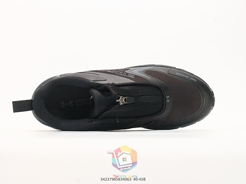 נעלי Under Armour עם רוכסן קדמי, שחור, שחור-ליים, חום בהיר, אפור-שחור, תמונה 8