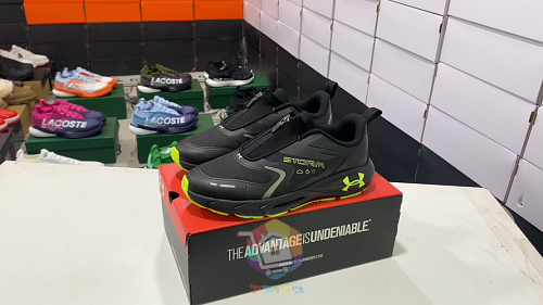 נעלי Under Armour עם רוכסן קדמי, שחור, שחור-ליים, חום בהיר, אפור-שחור, תמונה 10