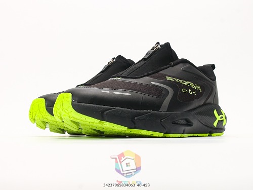 נעלי Under Armour עם רוכסן קדמי, שחור, שחור-ליים, חום בהיר, אפור-שחור, תמונה 15