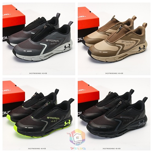 נעלי Under Armour עם רוכסן קדמי, שחור, שחור-ליים, חום בהיר, אפור-שחור, תמונה 40