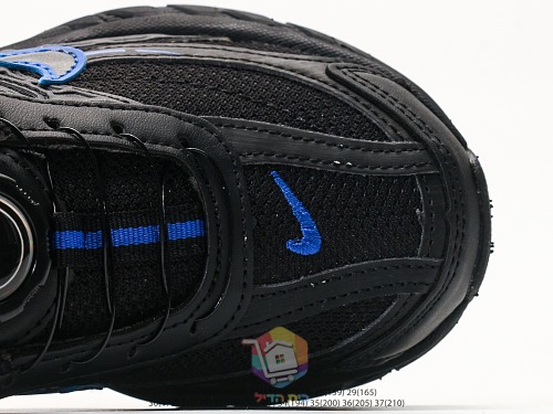 נעלי Nike לילדים עם כפתור סיבוב במקום שרוכים, בז', כסוף או שחור, תמונה 3