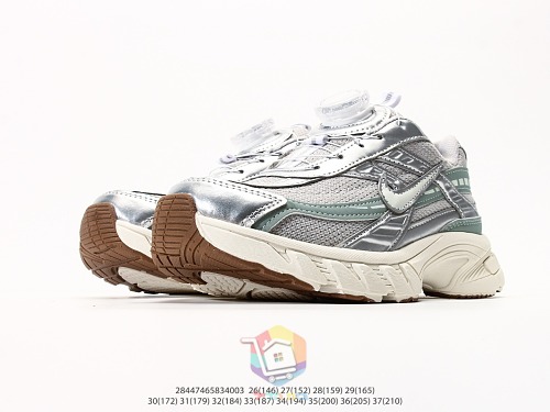 נעלי Nike לילדים עם כפתור סיבוב במקום שרוכים, בז', כסוף או שחור, תמונה 16