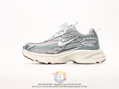 נעלי Nike לילדים עם כפתור סיבוב במקום שרוכים, בז', כסוף או שחור, תמונה 20